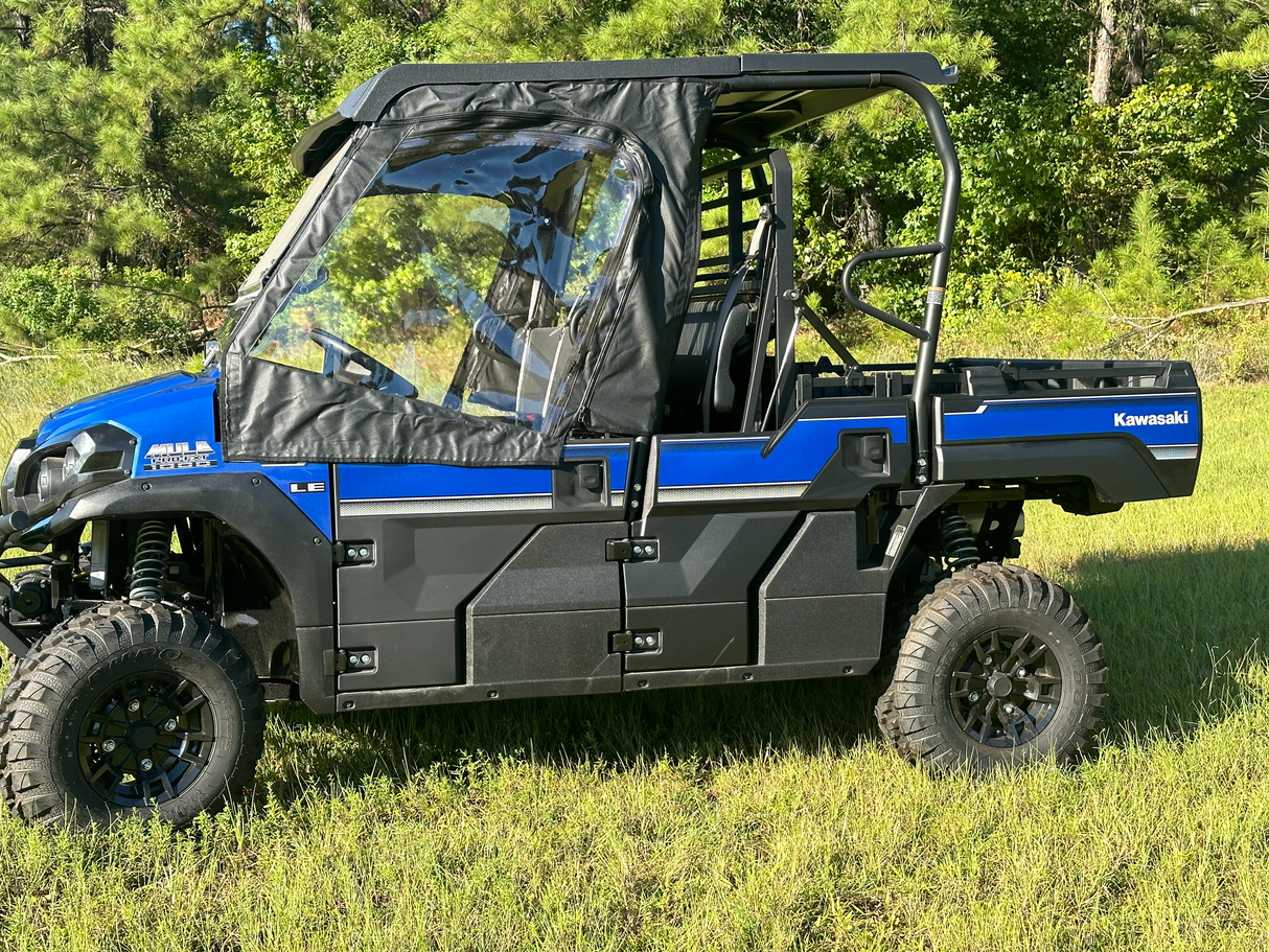 Seizmik Soft Door Kit for Kawasaki KAF 820 Mule Pro-Fx (2015-2024) – Weatherproof UTV Enclosure