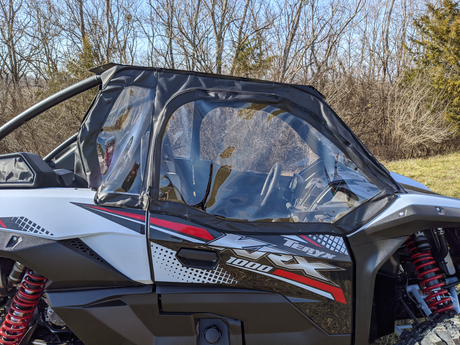 Seizmik Soft Door Kit for Kawasaki KRX Models – Weatherproof Enclosure with Roll-Up Windows and Easy Installation