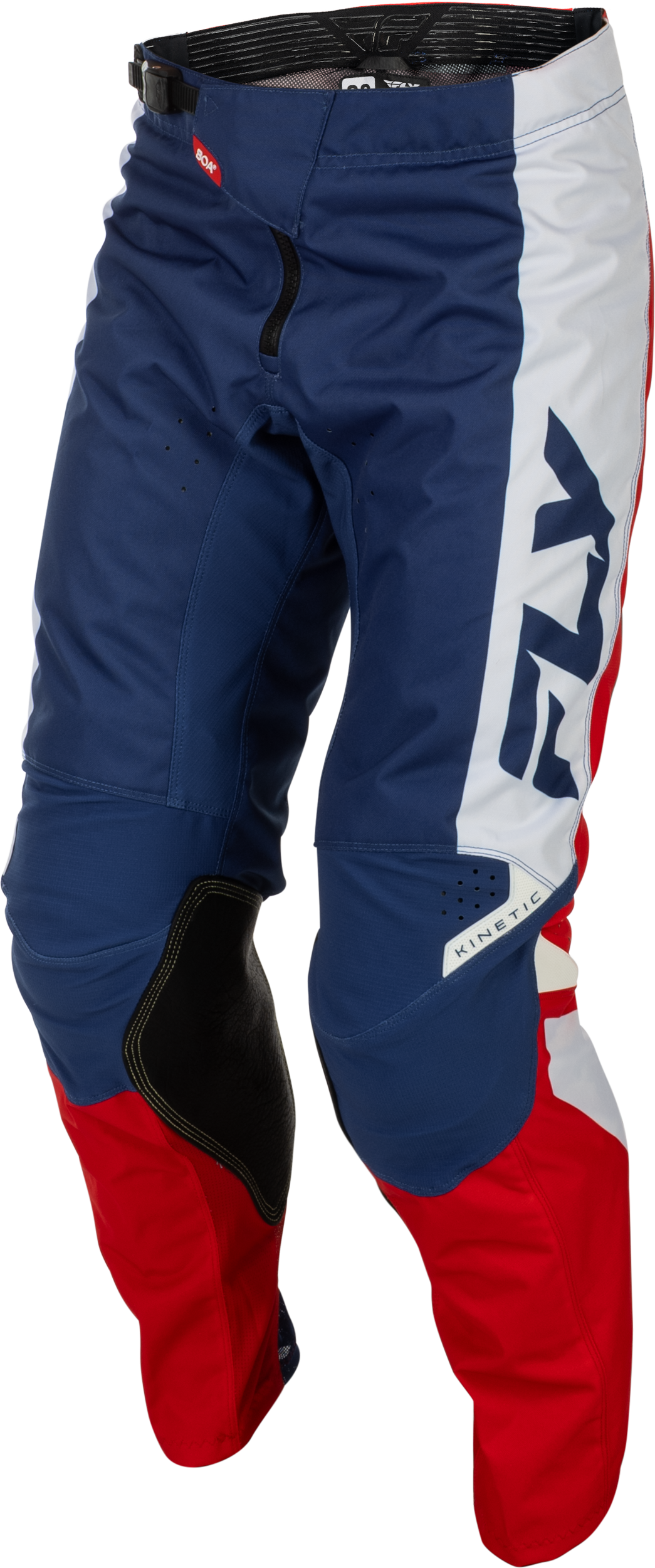 Fly Racing Kinetic Pants Red/White/Blue Size 28 for Motorcycle Riding