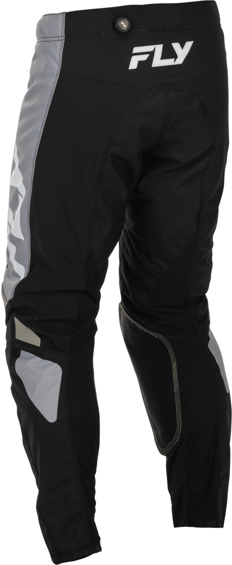 Fly Racing Kinetic Pants Black/Grey Size 28 for ATV and Off-Road Vehicles