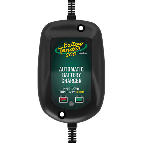 Battery Tender 12V 800mA Weatherproof Battery Charger - Part Number 022-0150-DL-WH