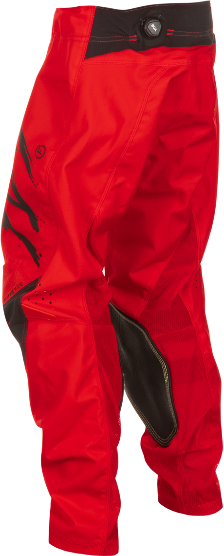 Fly Racing Kinetic Stoke Pant for Motocross - California/Nevada Red/Black, Size 20