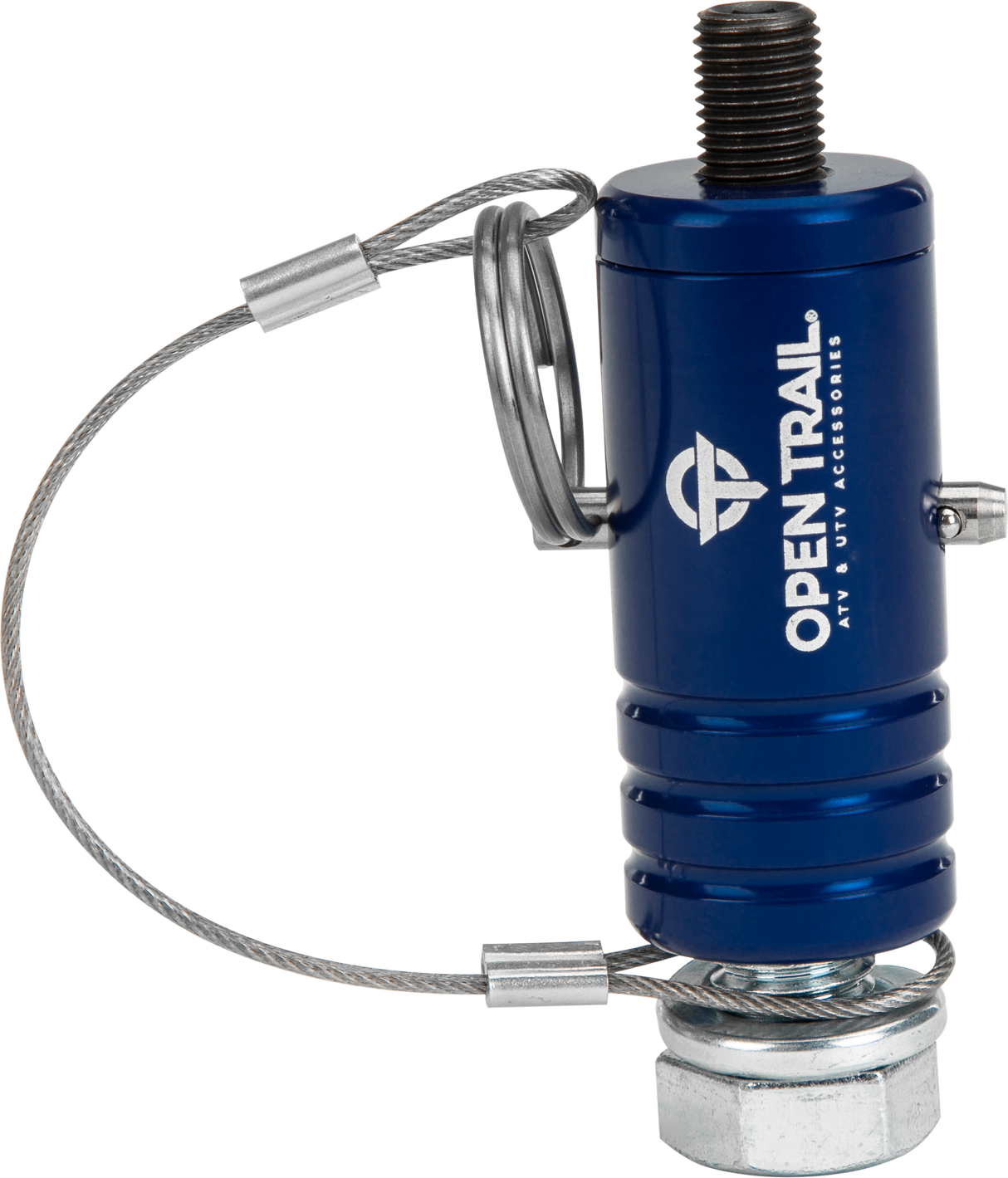 OPEN TRAIL Quick Release Whip Mount Blue for ATV, UTV, and Side-by-Side Vehicles - Part OT-WHIP-BL