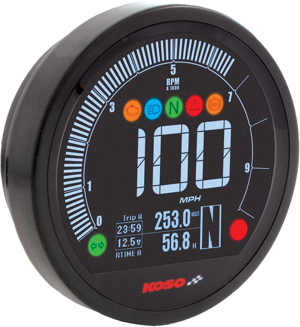 KOSO BA077201 Dl 04b Speedometer for Yamaha XVS95CR/C Bolt Models