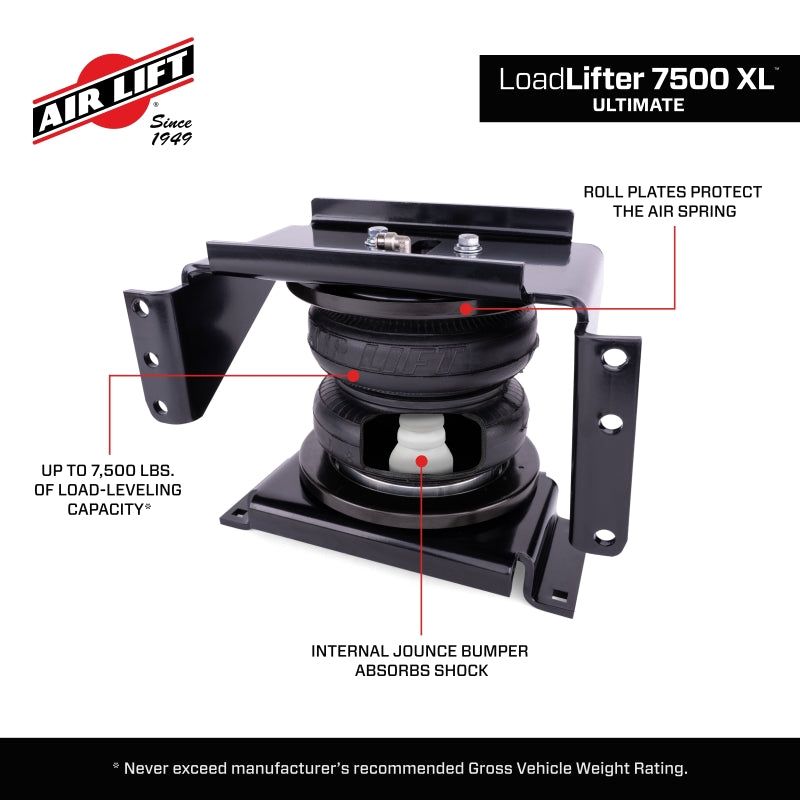 Air Lift LoadLifter 7500 XL Ultimate Air Spring Kit for Chevy and GMC Silverado and Sierra 3500HD (Part #57543)