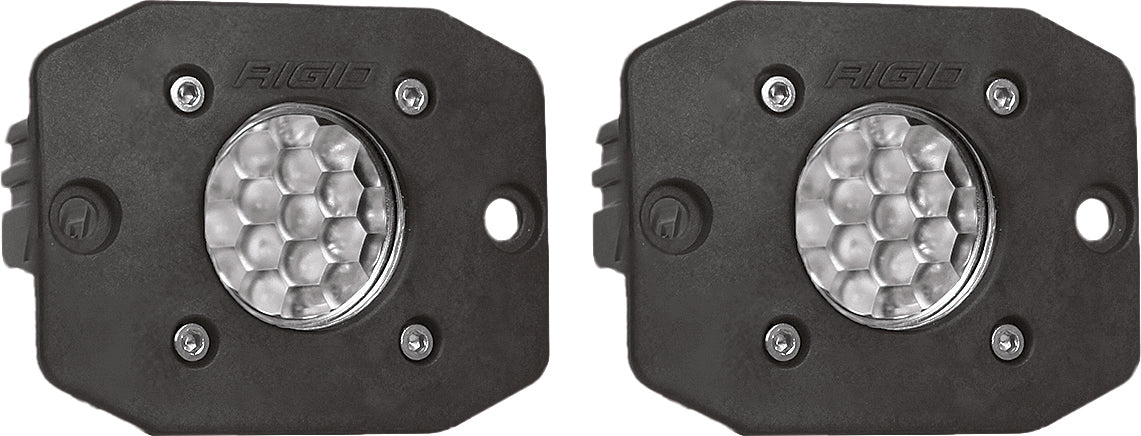 Rigid Ignite Backup LED Light Kit with Flush Mount - Universal Fit for Motorcycles and Off-Road Vehicles