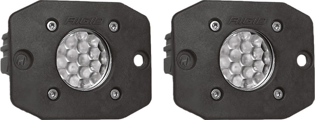 Rigid Ignite Backup LED Light Kit with Flush Mount - Universal Fit for Motorcycles and Off-Road Vehicles