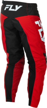 Fly Racing F 16 Pants for Motocross - Red/Black/White, Size 40, Durable 600D Polyester for Off-Road Vehicles