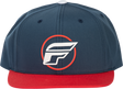 Fly Racing Fly Half Wing Hat Blue/Red with Adjustable Snapback for Motorcycles and ATVs