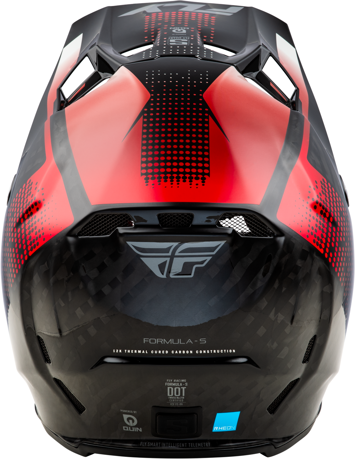 Fly Racing Formula S Carbon Protocol Helmet for Motocross and Off-Road Vehicles – Black Carbon/Red, Size 2X with Advanced Safety and Connectivity Features