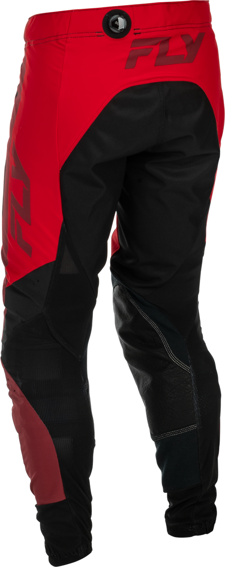 Fly Racing Youth Lite Pants Black/Red Size 26 – Motorcycle Riding Pants with Kevlar Reinforcements and Adjustable Fit for Youth Riders