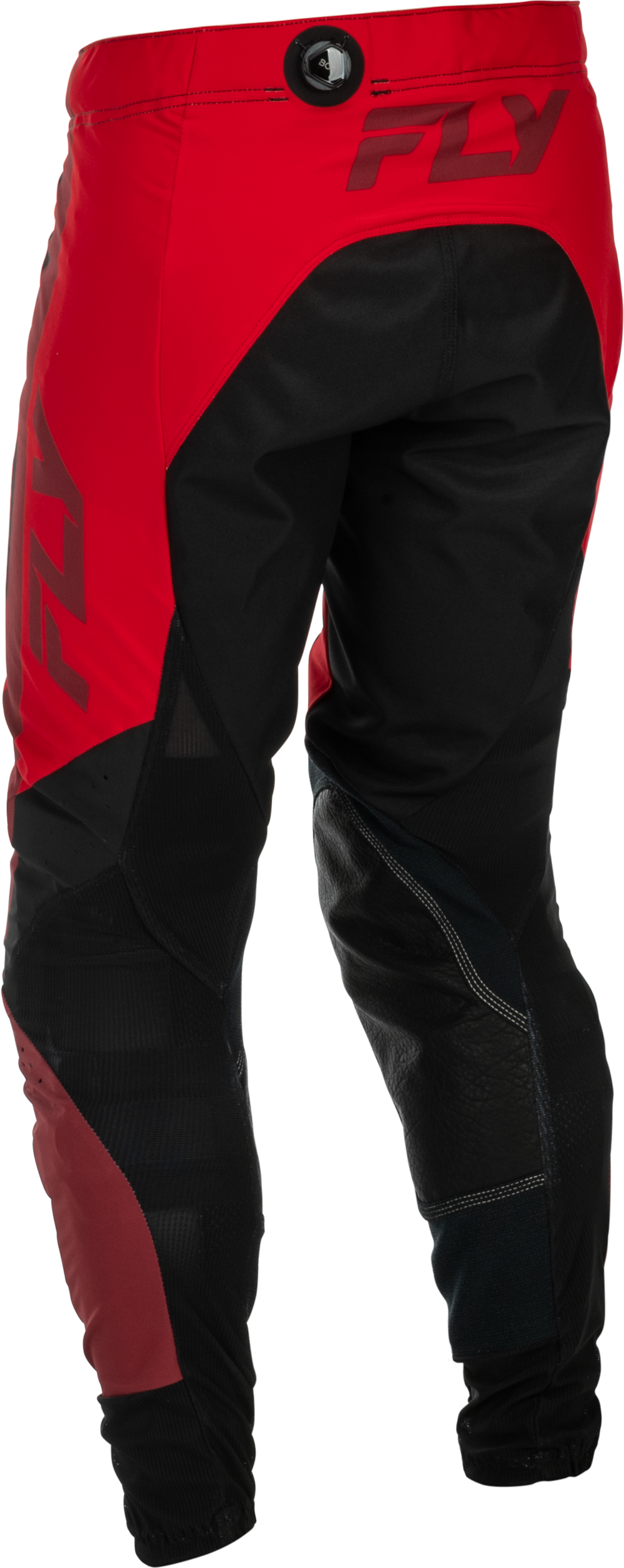 Fly Racing Lite Pants Black/Red Size 36 – Lightweight Motorcycle Riding Pants with Kevlar® Reinforcement and BOA® Fit System