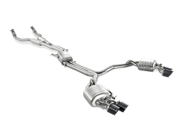 Akrapovic Evolution Line Cat Back Exhaust System for 2013-2017 Audi S6 Avant & Limousine with Titanium & Carbon Tips - Part S-AU/TI/6H