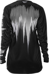 Fly Racing Women's Lite Jersey Black/Grey/White XL – Comfortable Fit for Off-Road and Motocross Vehicles