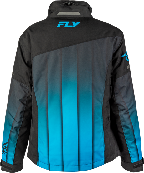 Fly Racing Women's SNX Pro Jacket Blue/Black – Weatherproof Motorcycle Jacket with Removable Liner for Cruiser, Touring, and Sport Bikes