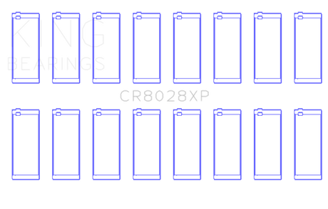 King Engine Bearings Chevrolet Custom Performance (Size STDX) Connecting Rod Bearing Set