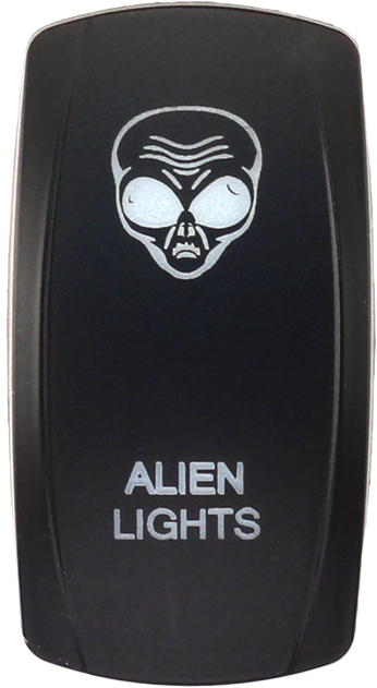 XTC Power Products SW00-00139043 Dash Switch Rocker Face Alien Lights for Ford F-150, Chevrolet Silverado, RAM 1500, Toyota Tundra
