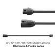 XK Glow 6-inch 4-Pin Extension Wire - Compatible with Popular Lighting Systems