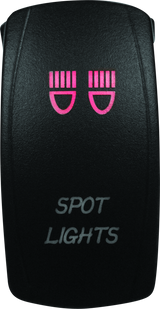 DragonFire Racing Lighted Switch Spot Light On/Off Red - Part #521386