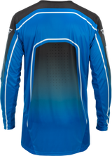 Fly Racing Youth Rayce Bicycle Jersey Blue/Black/White YM – Long Sleeve Performance Bike Jersey for Youths, Fits Many Motorcycle and Bicycle Models