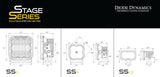 Diode Dynamics 17-22 Ford F250/F350/F450/F550 Super Duty Stage Series Backlit Ditch Light Kit