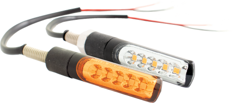 KOSO HE037011 Led Sequential Turn Signal with Smoke Lens for Motorcycle