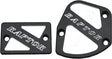 MODQUAD Throttle & Brake Cover Set with Black Logo for Yamaha Raptor 350 and 660 Models