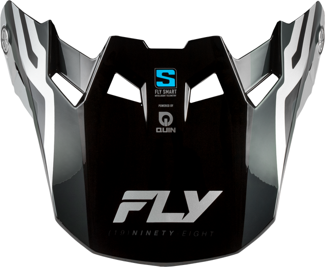 FLY Racing Formula S Carbon Byte Visor for Formula S, Formula CC, and Formula CP Helmets - Fits XL and 2X Helmets
