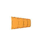 KC HiLiTES FLEX ERA LED Light Bar 10in. Light Shield - Amber (SHIELD ONLY)
