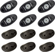 RIGID 652-400283 Rock Light Kit with 6 Blue LED Lights for Jeep, Truck, and SUV