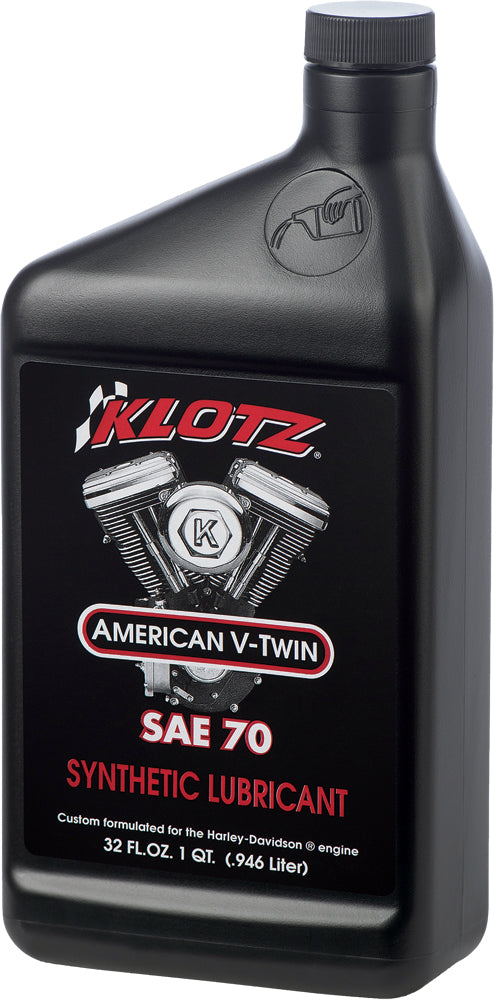 KLOTZ KH-70 Synthetic 70W Engine Oil for Harley-Davidson Pre-Evolution Engines - 1 Quart