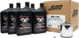 KLOTZ KH-109 Basic Harley Davidson 5 Quart Synthetic Oil Change Kit with Oil Filter and Drain Plug O-Ring