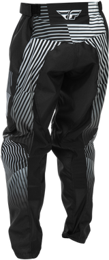 Fly Racing Youth F 16 Pants Black/White Size 18 for Motocross and Off-Road Vehicles