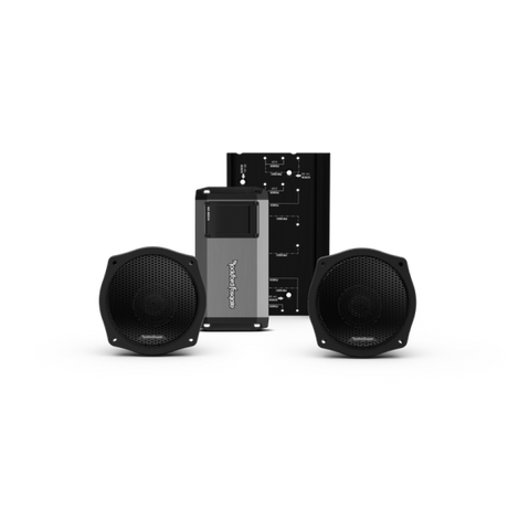 Rockford Fosgate HD9813SG-STG2 PowerSports Stage 2 Audio Kit for Harley-Davidson Street Glide 1998-2013