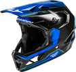 Fly Racing Rayce Repeat Bicycle Helmet Black/Blue Large – Lightweight DOT & CPSC Certified Bike Helmet for Men and Women