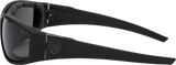 Highway 21 Flatside Hybrid Goggle Black for Motorcycle Riders with Impact-Resistant Frame and Polarized Lenses