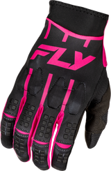 Fly Racing Evolution DST Gloves Black/Pink XL - Premium Race Gloves for Motorcycles