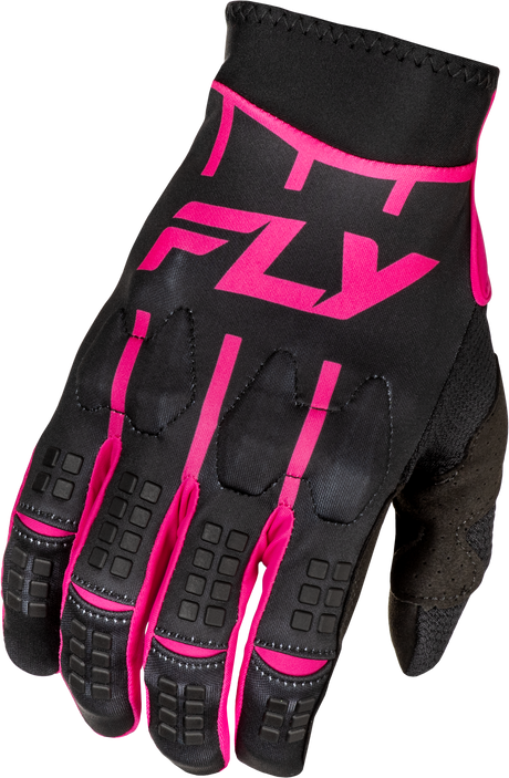 Fly Racing Evolution DST Gloves Black/Pink XL - Premium Race Gloves for Motorcycles