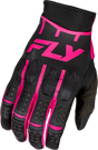 Fly Racing Evolution DST Gloves Black/Pink Medium - Motorcycle Race Gloves for Sport Bikes and Cruisers
