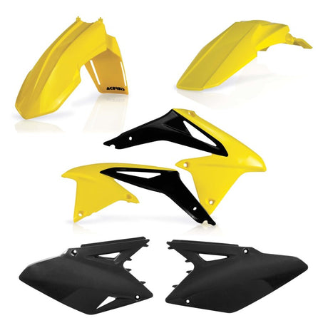 Acerbis Suzuki RMZ 450 Plastic Kit (2008-2017) - Original Factory Colors and Fitment