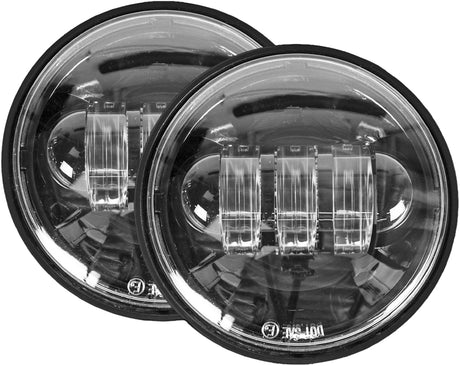 CYRON ABIG4.5-A6K 4.5-Inch Black Passing Lamps for Harley Davidson with Cree LED Chips