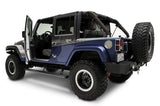 AMP Research PowerStep Automatic Running Board for Jeep Wrangler JK 4-Door (2007-2018) - Black