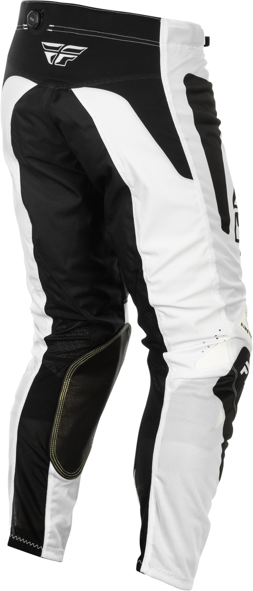 Fly Racing Kinetic Mesh Sym Pants White/Black Size 30 – Versatile Motorcycle Riding Gear for Off-Road and Street Vehicles