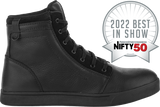Highway 21 Axle Leather Waterproof Shoes for Motorcycles - Black, Size 7, Fits Harley, Honda, Yamaha, Kawasaki, Suzuki
