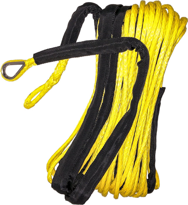 Open Trail Synthetic Winch Rope 3/16 inch Diameter x 50 ft for ATV, UTV, and Off-Road Vehicles