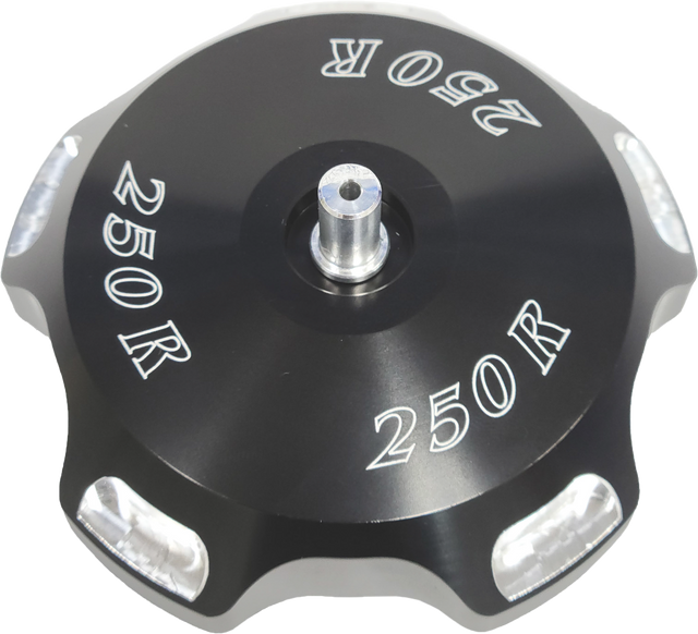 MODQUAD Gas Cap for Yamaha YZ250R 1988-1989, Black Logo - Part Number GC2-250R-BLK