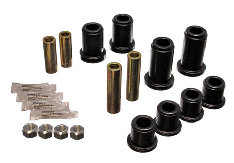 Energy Suspension Hyper-Flex Control Arm Bushing Set for 2010 GMC Sierra 2500 HD & 3500 HD, Chevrolet Silverado 2500 HD & 3500 HD - Front and Rear Fitment