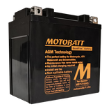 MOTOBATT Mbyz16hd Sealed AGM Battery with Quadflex Technology — Fits Harley Davidson Touring Models and More