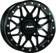 DragonFire Racing Typhon 14x7 Powersports Wheel with Machined Black Finish (Part No. 523195)
