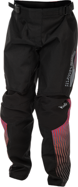 Fly Racing Youth F 16 Pants for Motocross - Black/Red/Purple, Size 18, Durable and Comfortable